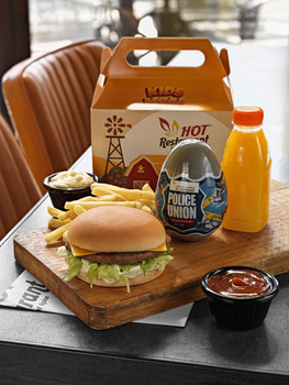 ساندوتش برغر لحمة