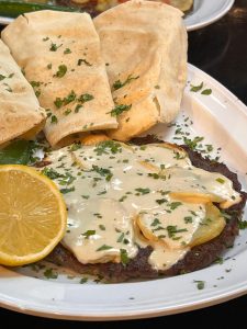 صينية كفتة مع طحينة