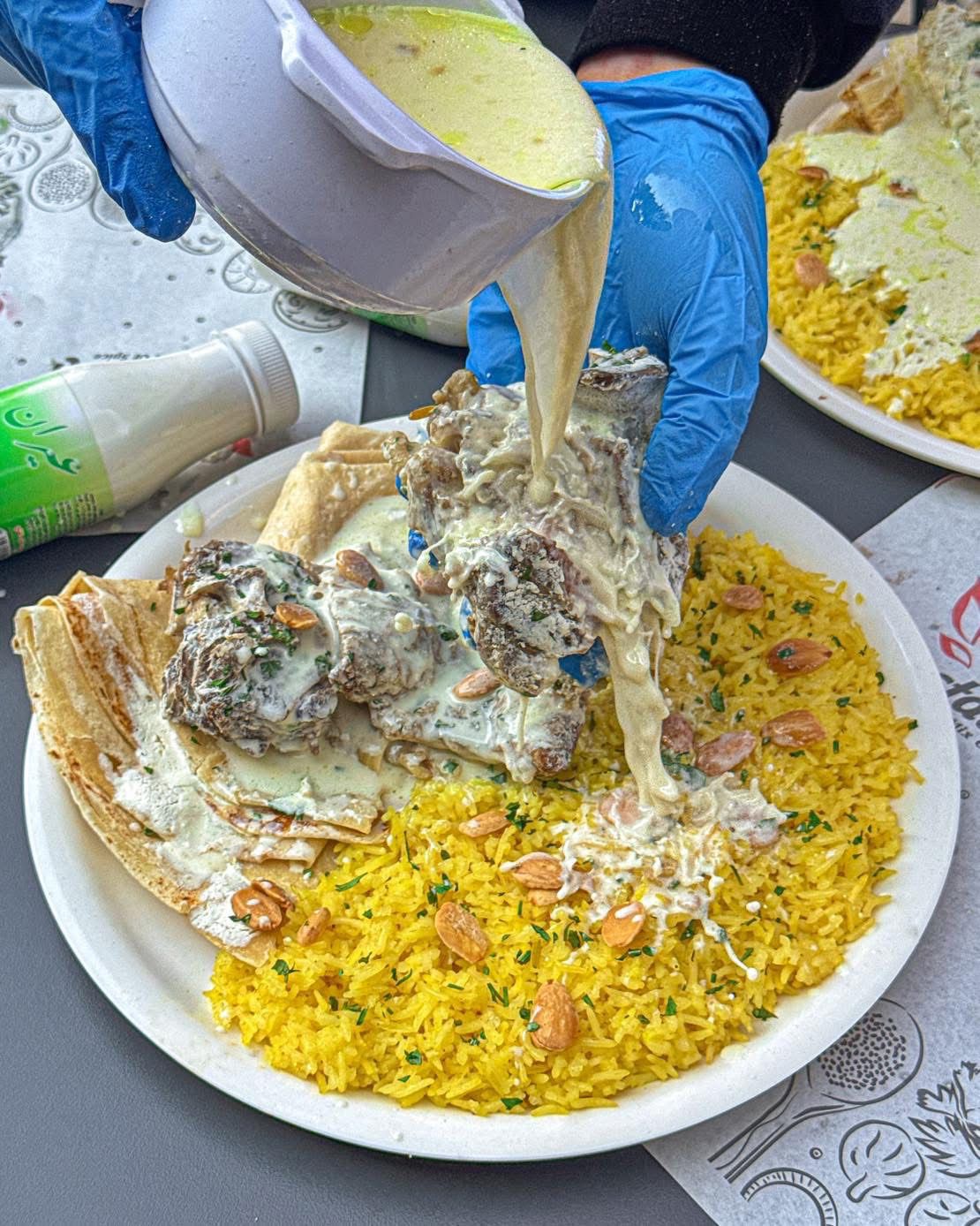 وجبة منسف لحمة