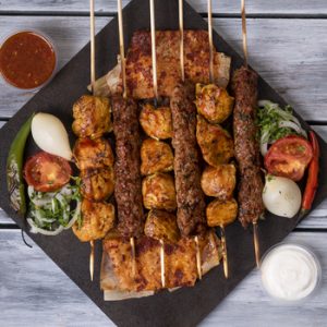 مشاوي مشكلة (كباب + كفتة + شيش)